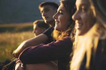 Young people outdoors