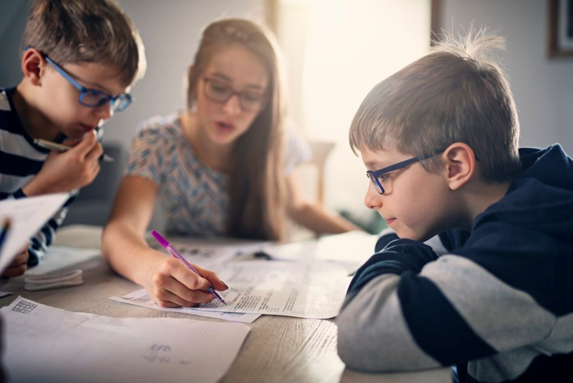 Children organising and planning