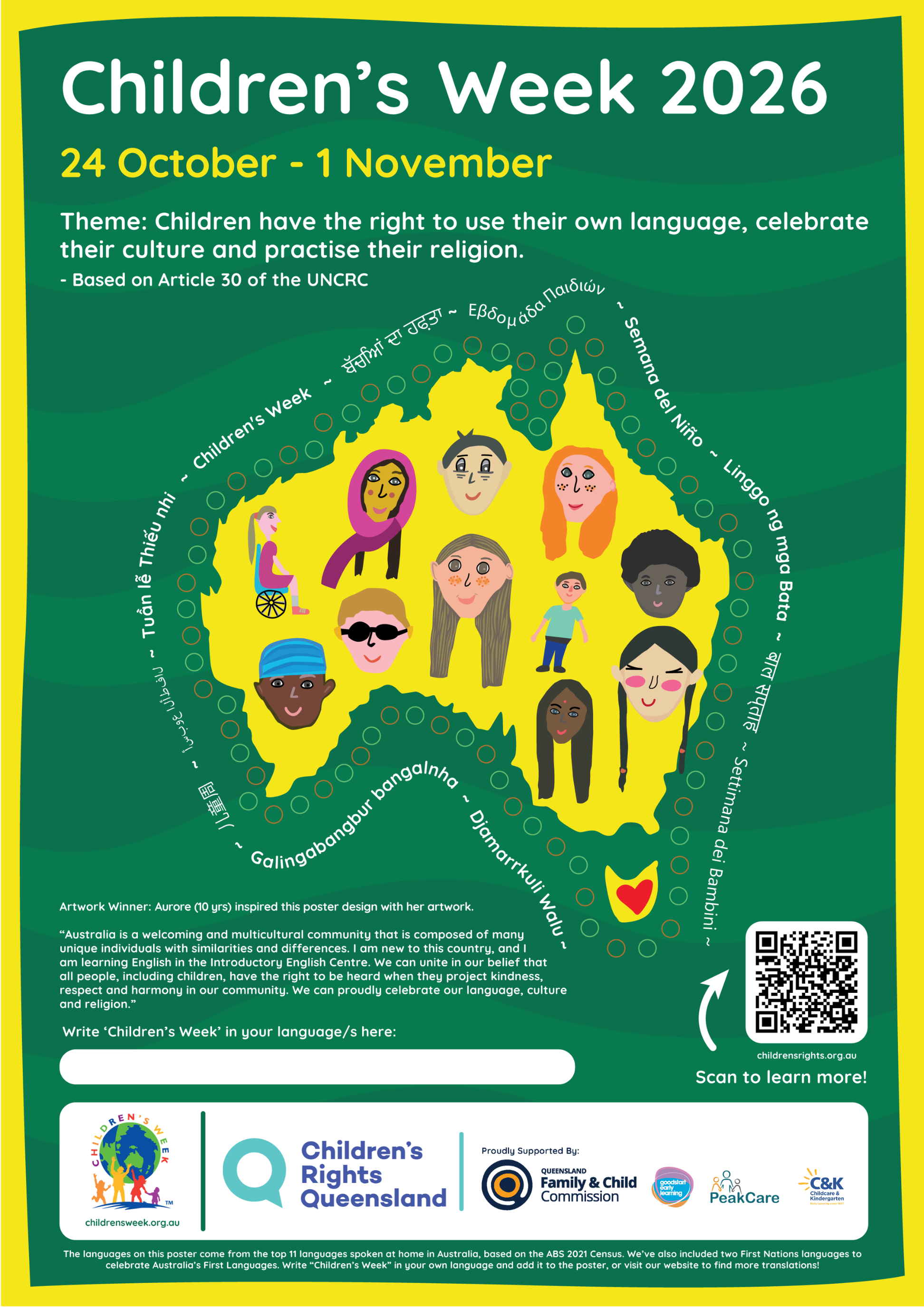Childrens Week Poster 2026
