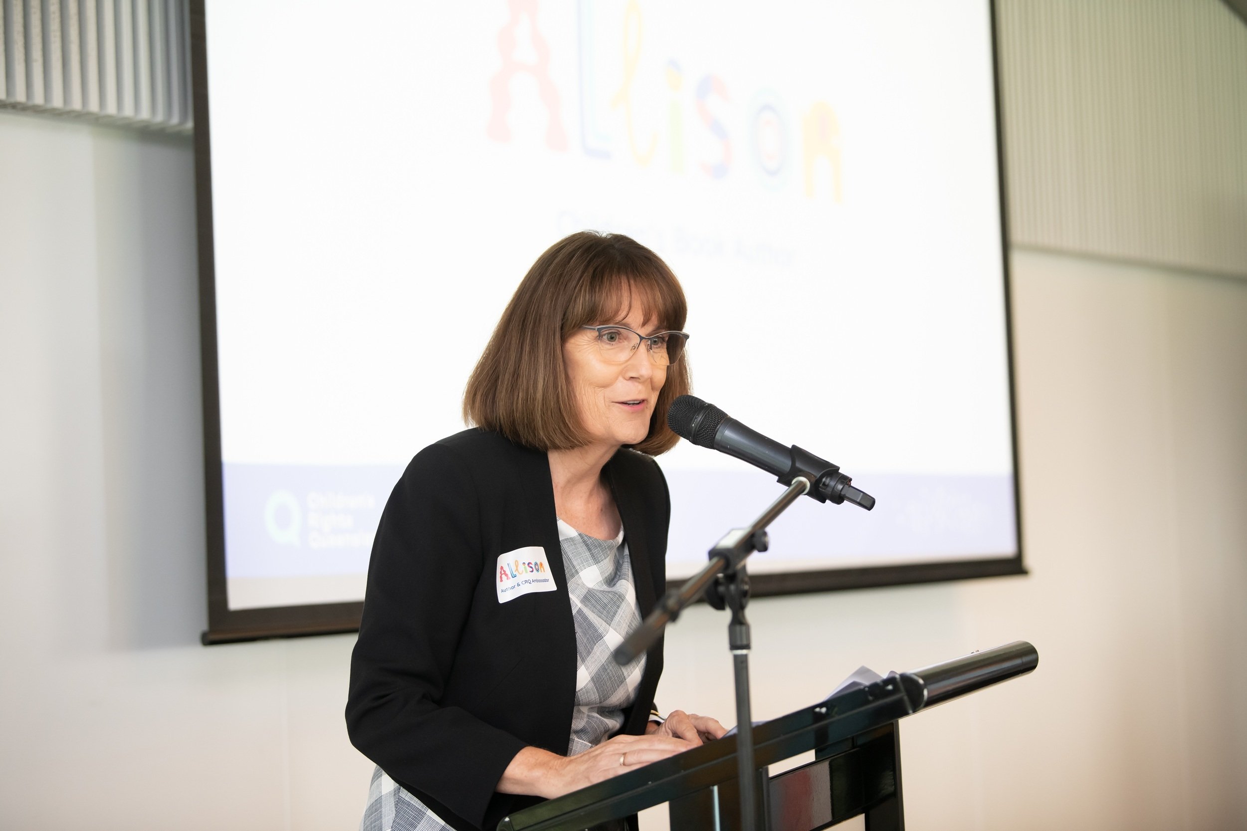 Allison Paterson speaking