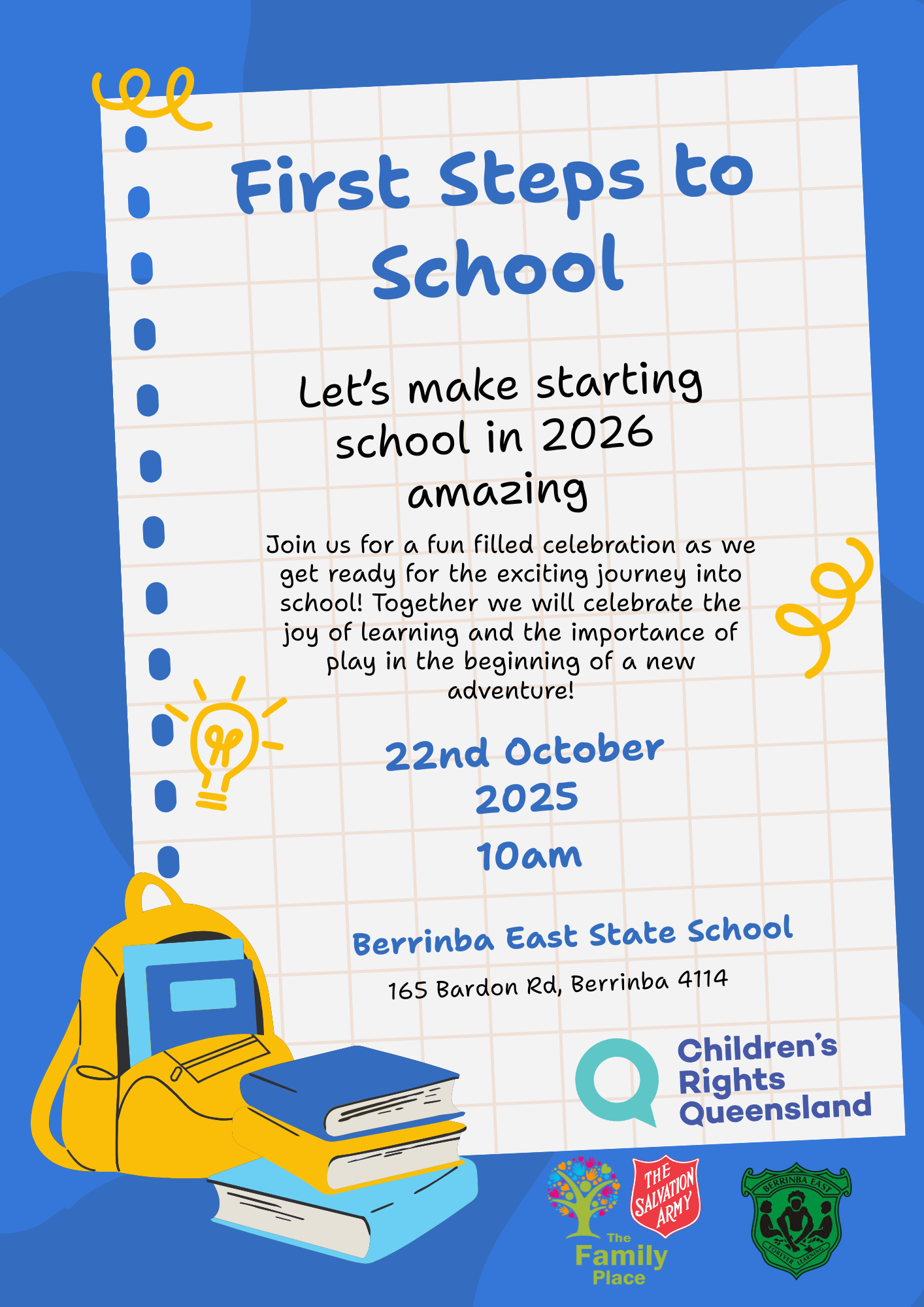 First steps to school